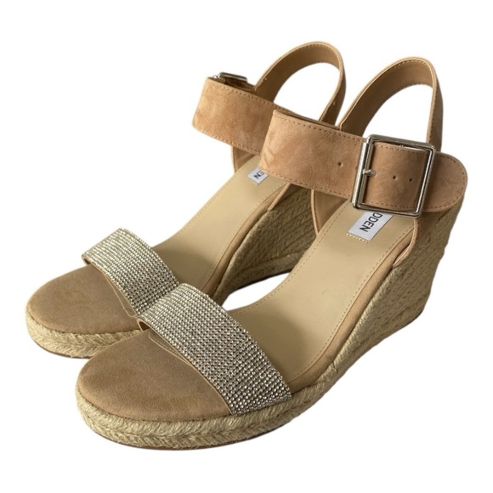 Steve Madden Maya-R Rhinestone Wedge Sandals